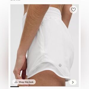 lululemon athletica White Athletic Shorts